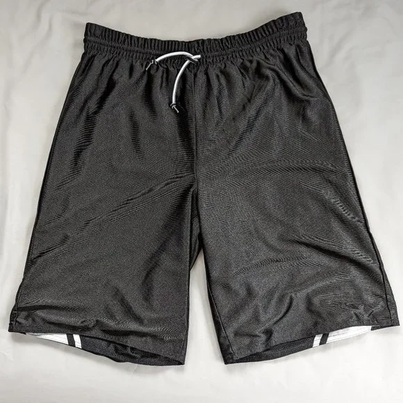 Champs Reversible Black and White Dazzle Basketball Shorts - Picture 3 of 5
